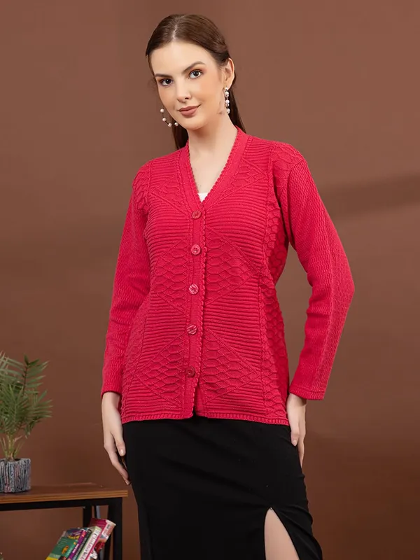 Womens_Knitted_Button_Down_Cardigan_Sweater