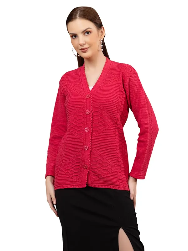 Womens_Knitted_Button_Down_Cardigan_Sweater