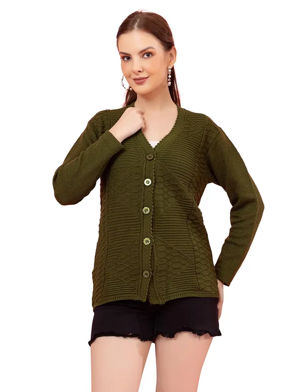 Womens_Knitted_Button_Down_Cardigan_Sweater