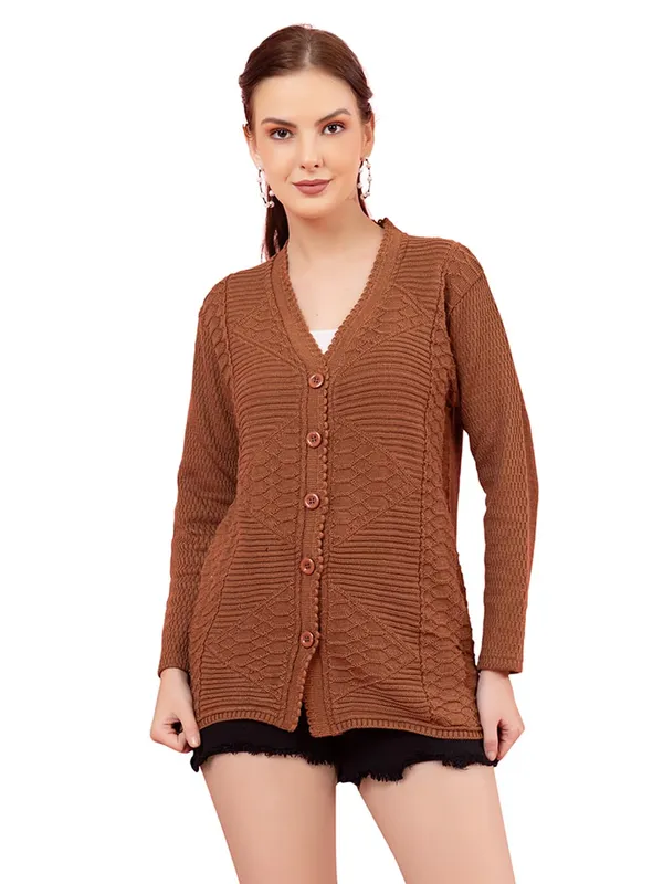 Womens_Knitted_Button_Down_Cardigan_Sweater