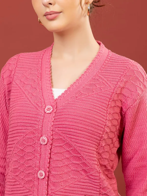 Womens_Knitted_Button_Down_Cardigan_Sweater