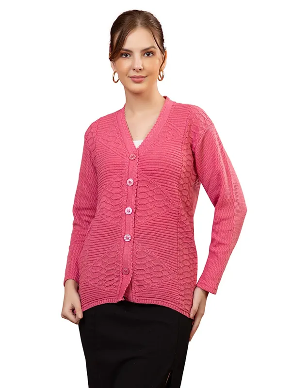 Womens_Knitted_Button_Down_Cardigan_Sweater