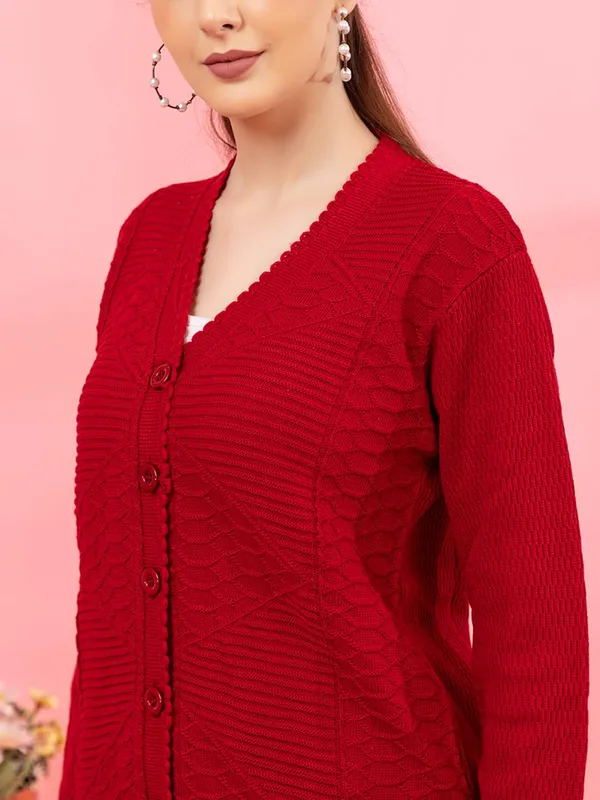Womens_Knitted_Button_Down_Cardigan_Sweater
