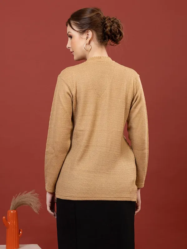 Womens_Knitted_Button_Down_Cardigan_Sweater
