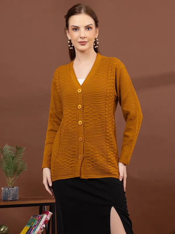 Womens_Knitted_Button_Down_Cardigan_Sweater