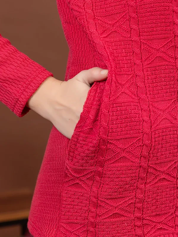 Womens_Knit_Button_Down_V_Neck_Cardigan