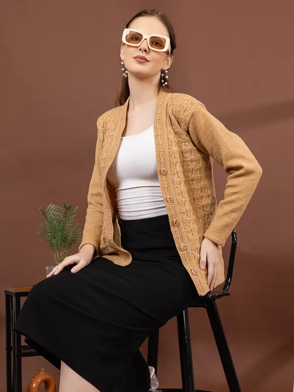 Womens_Cable_Knit_Button_Down_Cardigan