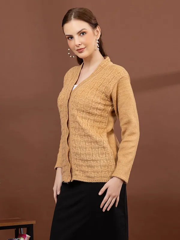 Womens_Cable_Knit_Button_Down_Cardigan