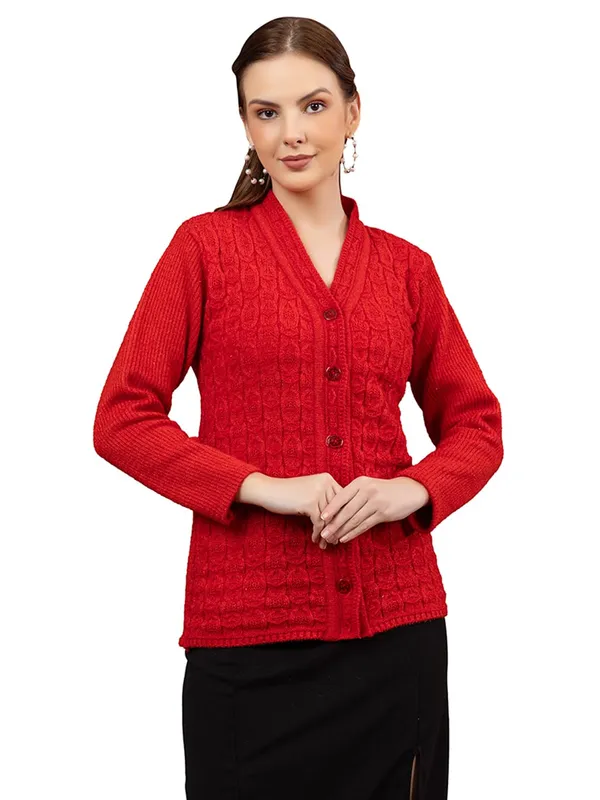 Womens_Cable_Knit_Button_Down_Cardigan