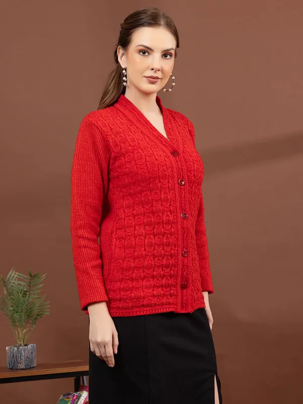Womens_Cable_Knit_Button_Down_Cardigan