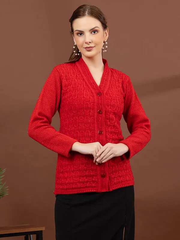 Womens_Cable_Knit_Button_Down_Cardigan