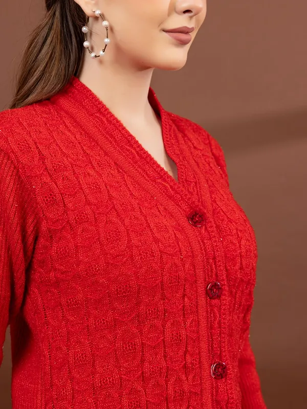 Womens_Cable_Knit_Button_Down_Cardigan
