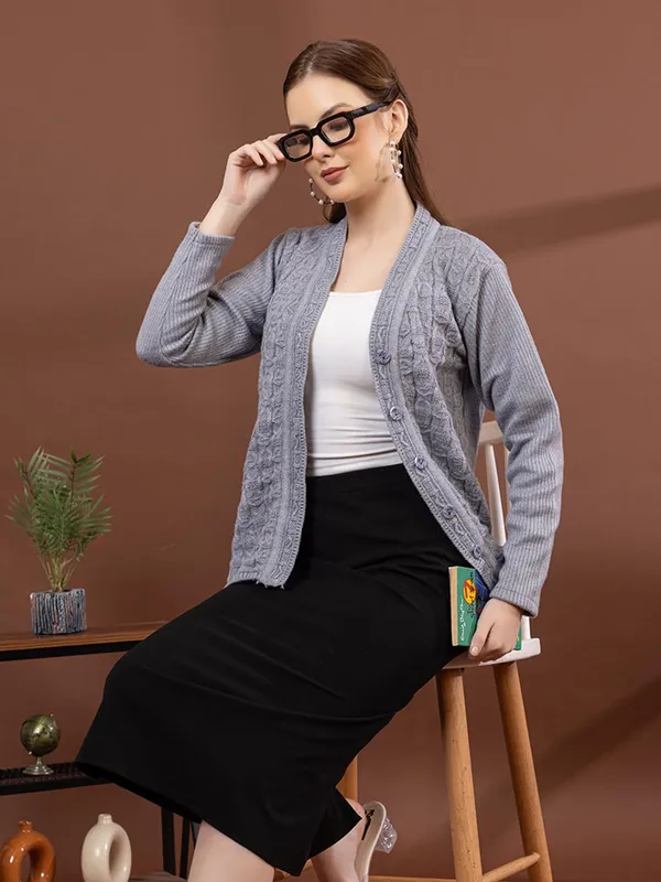 Womens_Cable_Knit_Button_Down_Cardigan