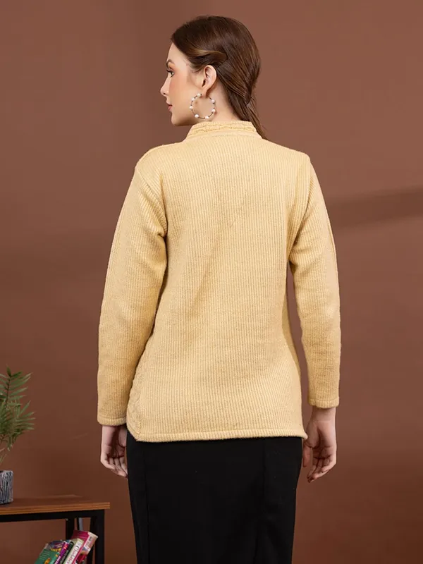 Womens_Cable_Knit_Button_Down_Cardigan