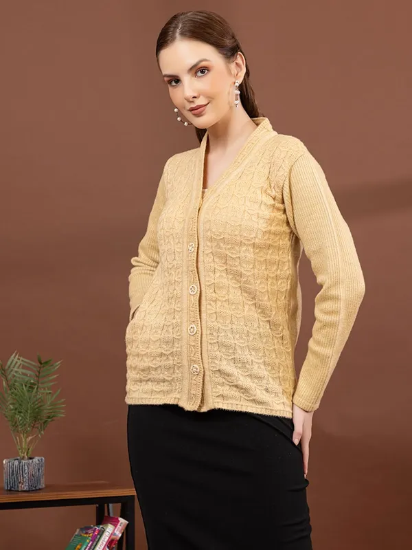 Womens_Cable_Knit_Button_Down_Cardigan
