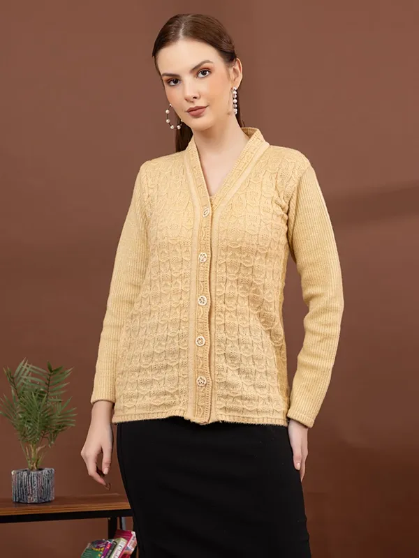 Womens_Cable_Knit_Button_Down_Cardigan