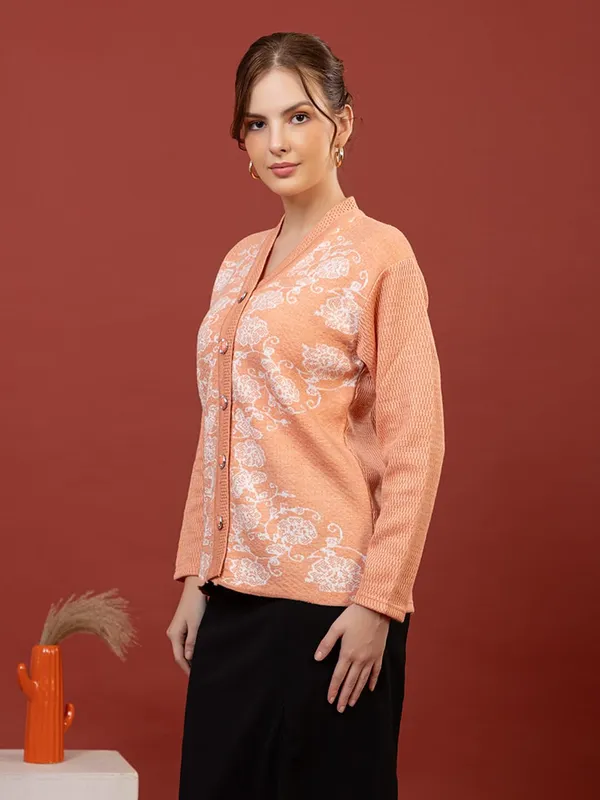 Womens_Woolen_Button_Down_Cardigan_End_Of_Turn_Token