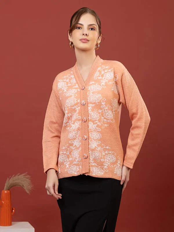 Womens_Woolen_Button_Down_Cardigan_End_Of_Turn_Token