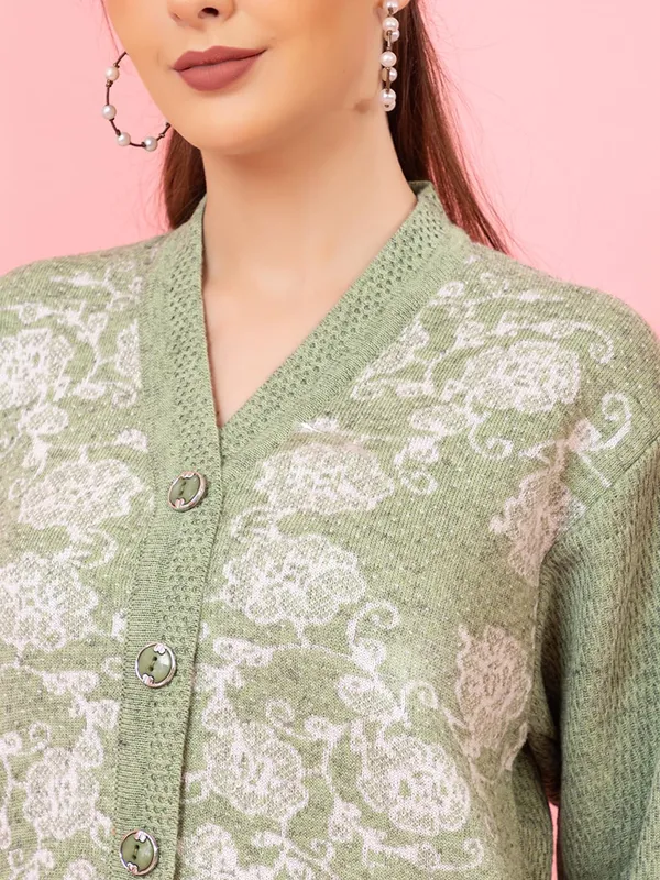 Womens_Woolen_Button_Down_Cardigan