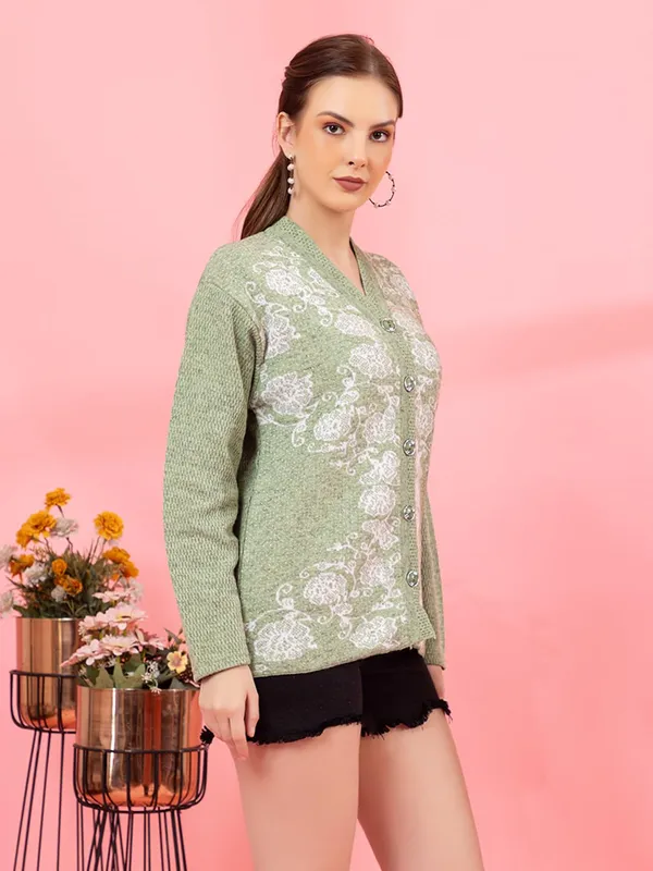 Womens_Woolen_Button_Down_Cardigan