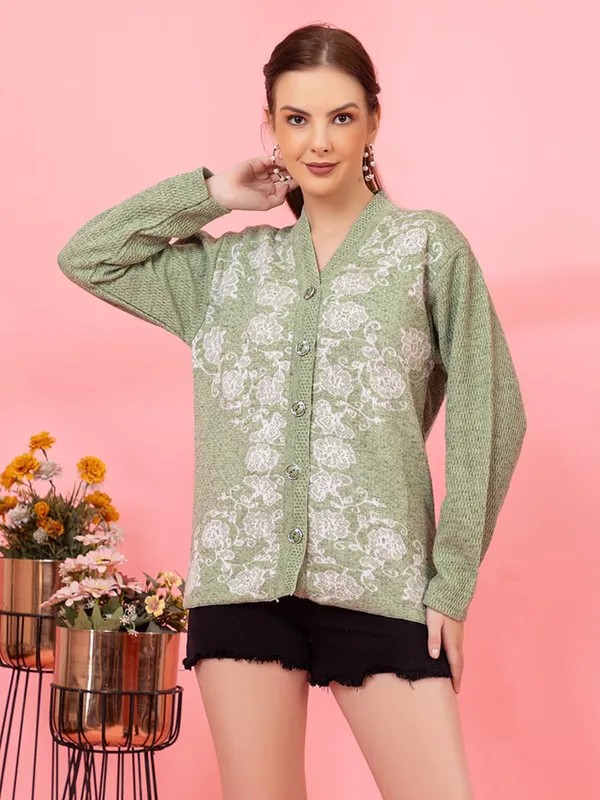 Womens_Woolen_Button_Down_Cardigan