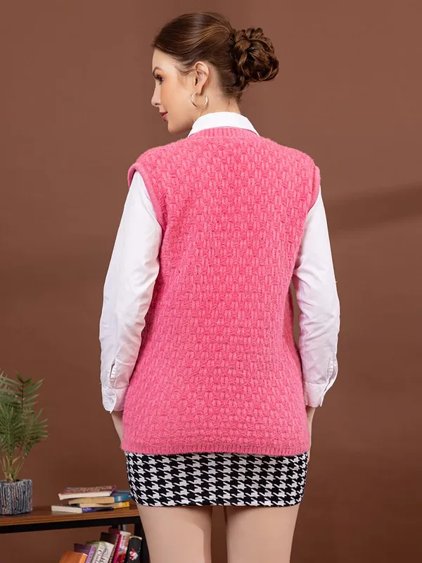 Womens_Woolen_Sleeveless_Cardigan