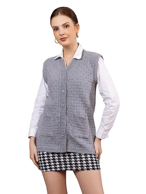 Womens_Woolen_Sleeveless_Cardigan