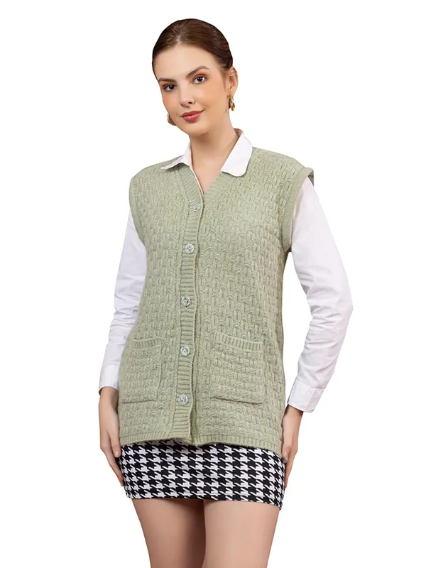 Womens_Woolen_Sleeveless_Cardigan
