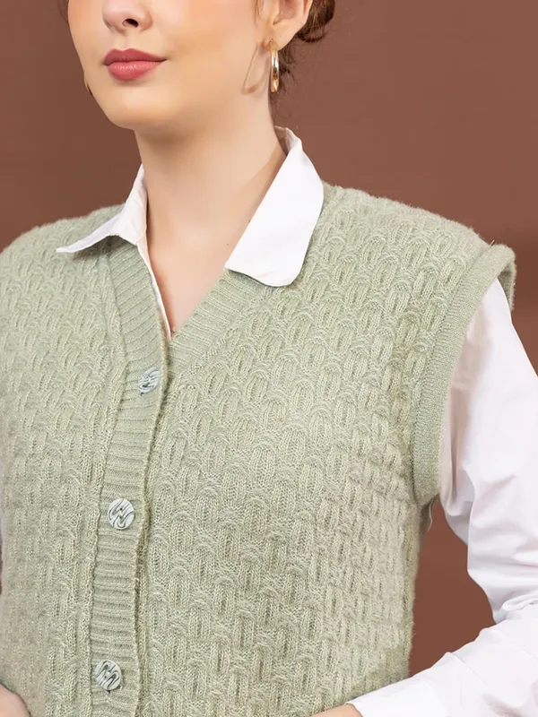 Womens_Woolen_Sleeveless_Cardigan