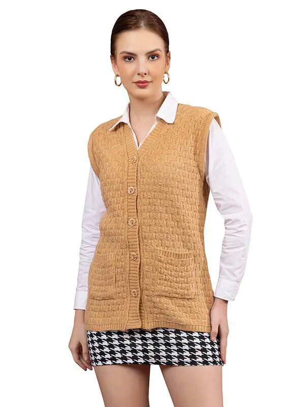 Womens_Woolen_Sleeveless_Cardigan