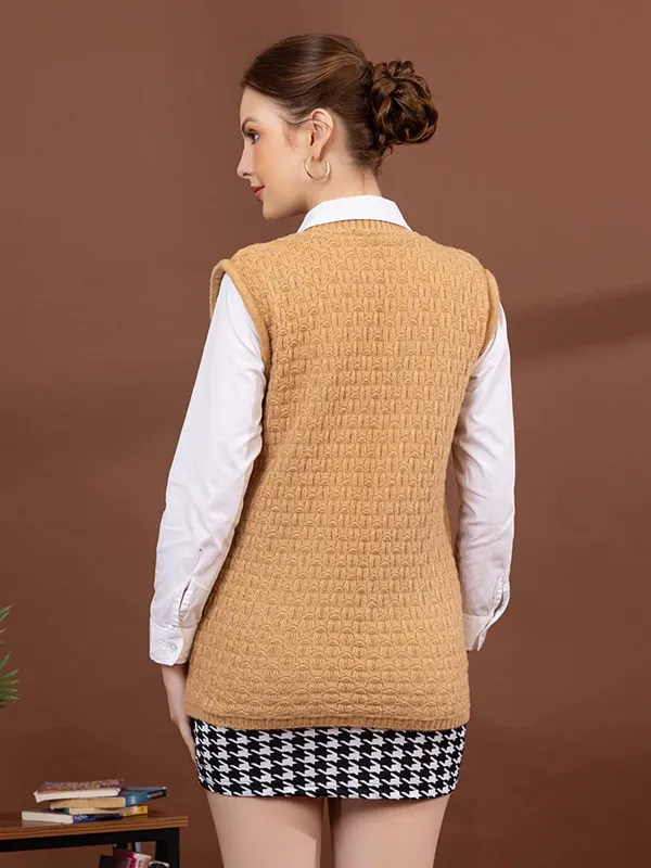 Womens_Woolen_Sleeveless_Cardigan