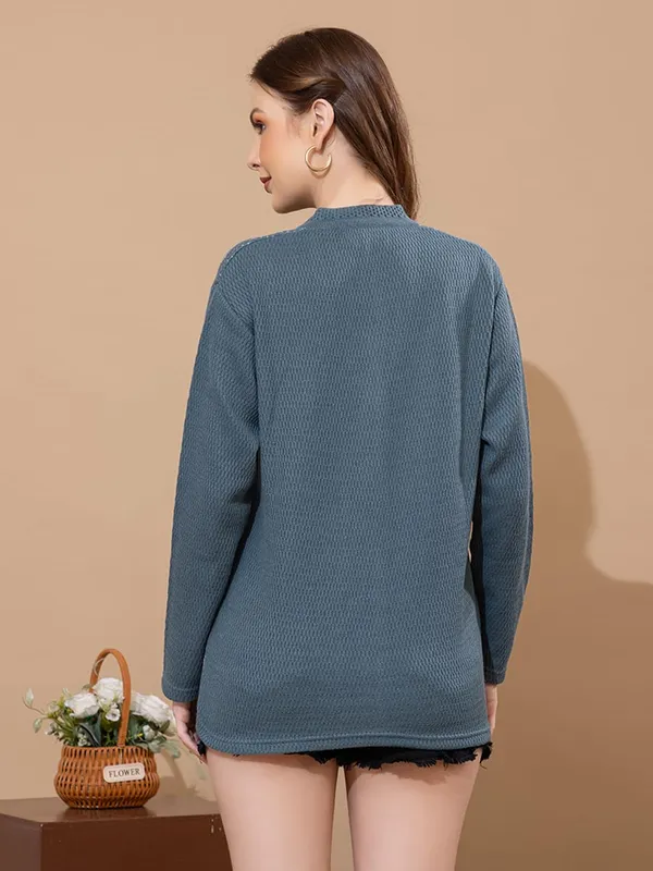Womens_Woolen_Button_Down_Cardigan