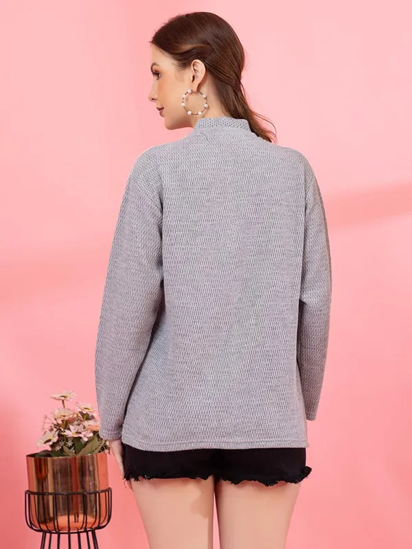 Womens_Woolen_Button_Down_Cardigan