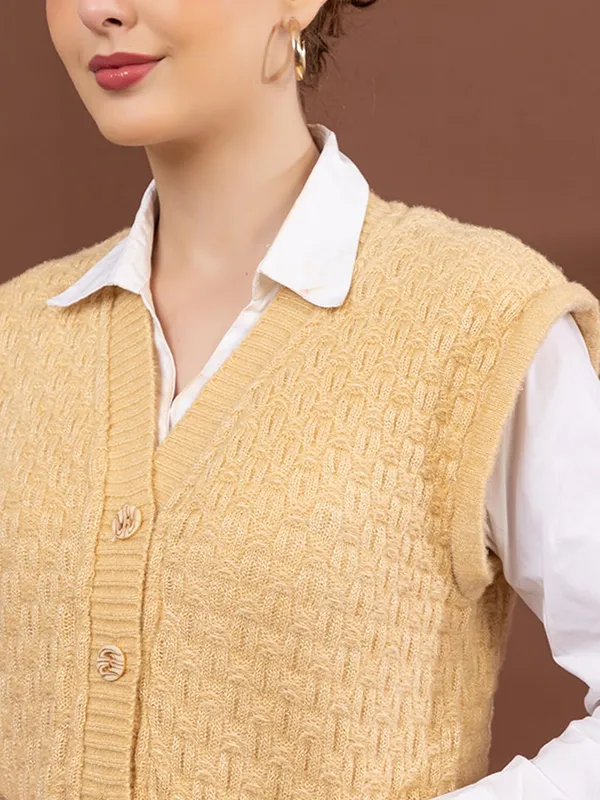 Womens_Woolen_Sleeveless_Cardigan