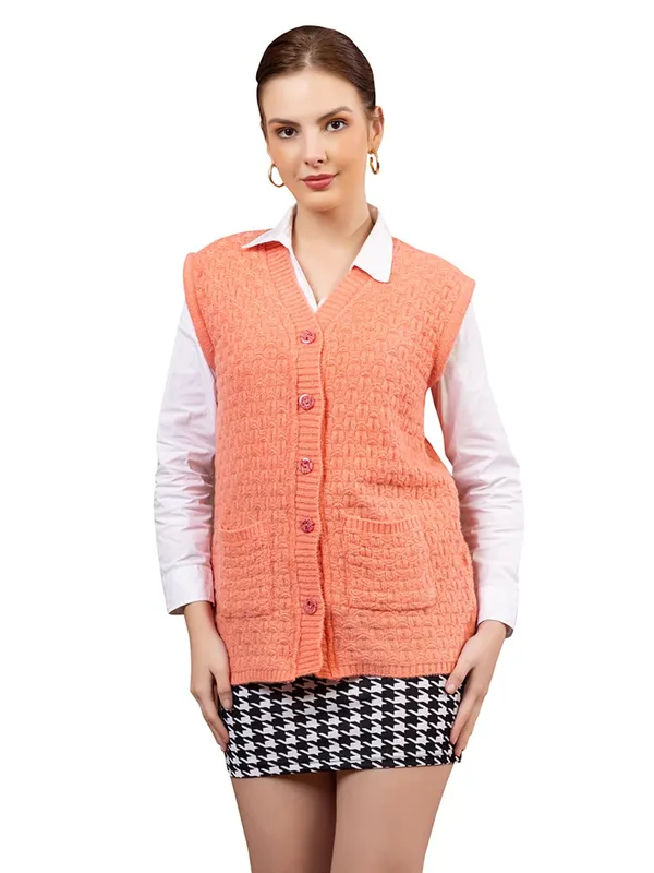 Womens_Woolen_Sleeveless_Cardigan