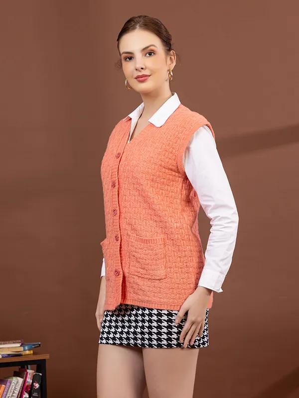 Womens_Woolen_Sleeveless_Cardigan