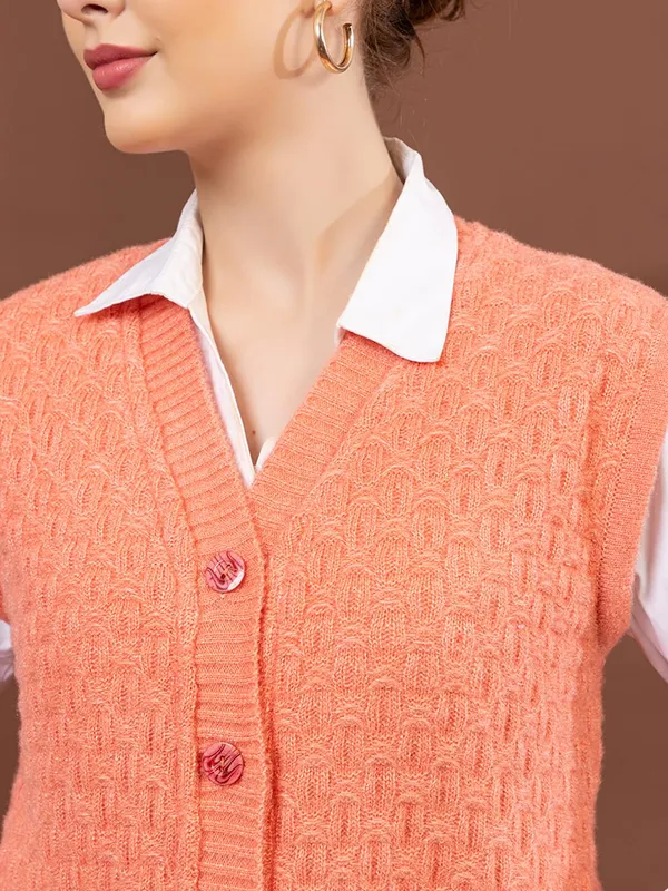 Womens_Woolen_Sleeveless_Cardigan