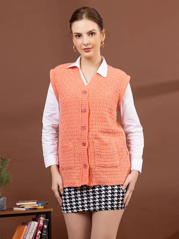 Womens_Woolen_Sleeveless_Cardigan