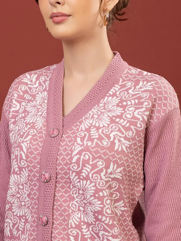 Womens_Woolen_Button_Down_Cardigan