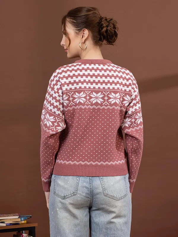 Womens_Woolen_Round_Neck_Pullover_Sweater