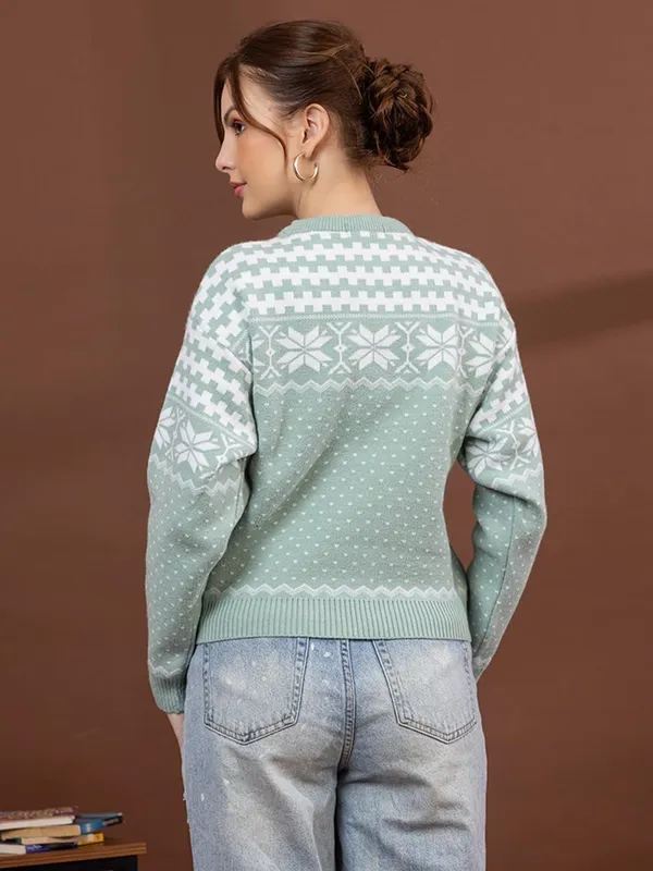 Womens_Woolen_Round_Neck_Pullover_Sweater