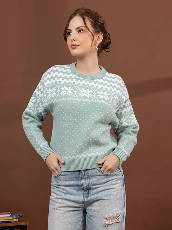 Womens_Woolen_Round_Neck_Pullover_Sweater