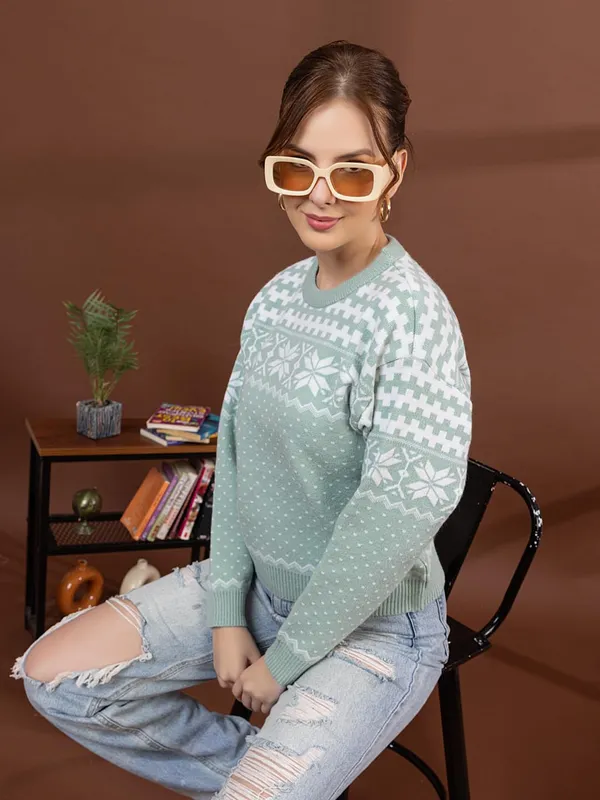 Womens_Woolen_Round_Neck_Pullover_Sweater