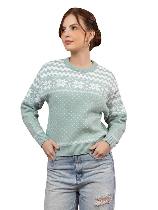 Womens_Woolen_Round_Neck_Pullover_Sweater