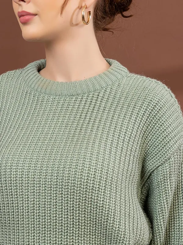 Womens_Round_Neck_Pullover_Sweater