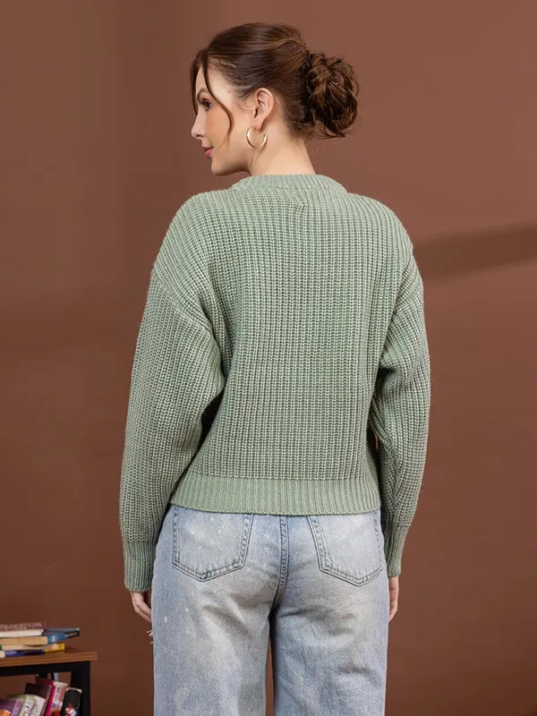 Womens_Round_Neck_Pullover_Sweater