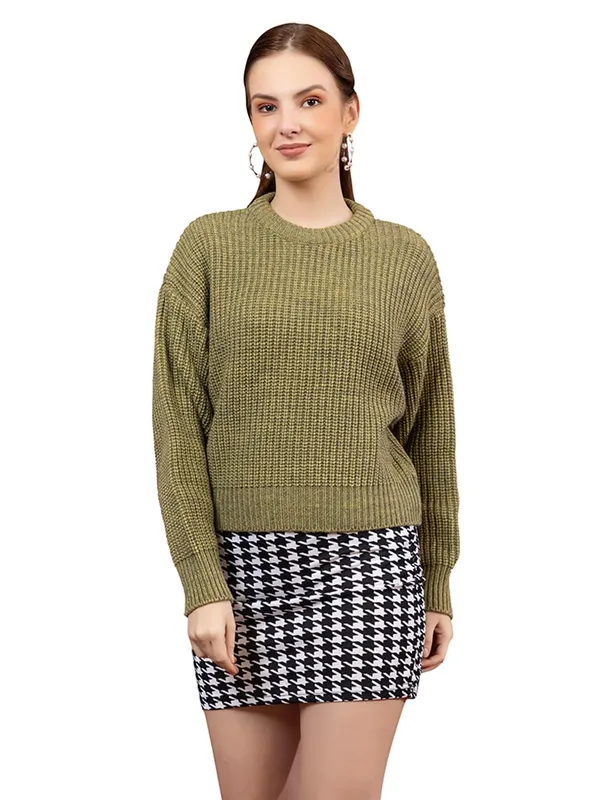 Womens_Round_Neck_Pullover_Sweater