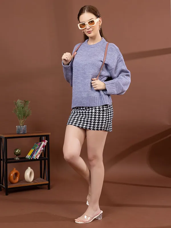 Womens_Round_Neck_Knitted_Pullover_Sweater