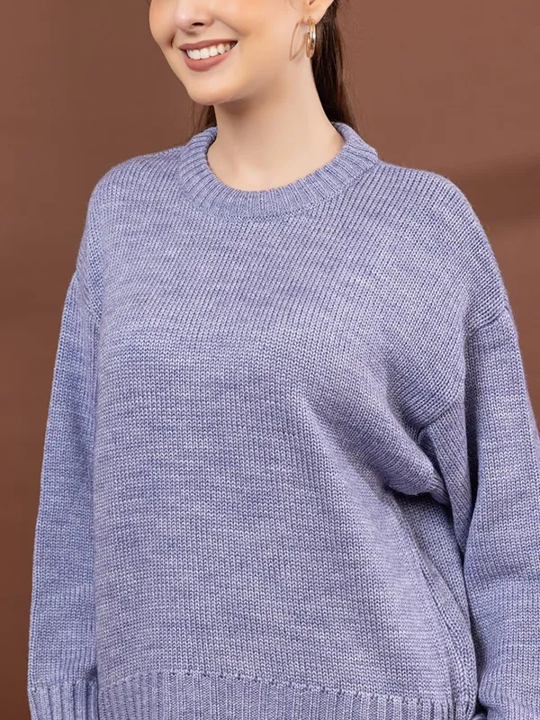 Womens_Round_Neck_Knitted_Pullover_Sweater