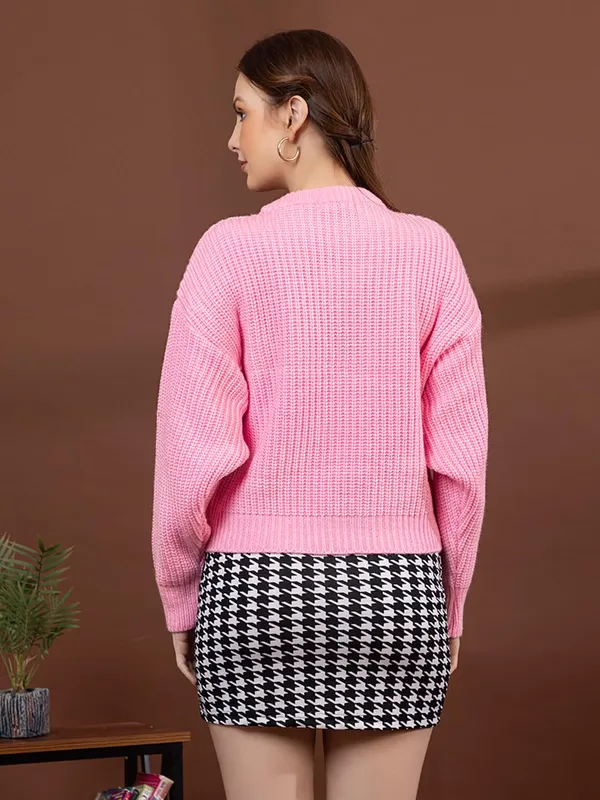 Womens_Round_Neck_Pullover_Sweater